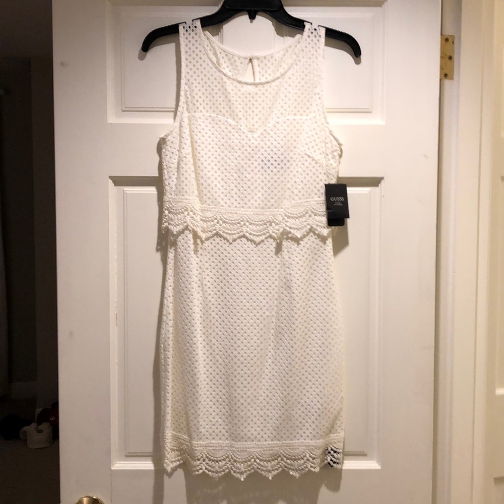 White lace dress